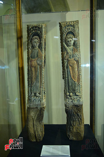قطع أثرية بمعرض الحفائر الفرنسية بالقاهرة