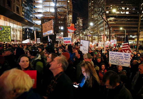 مظاهرات في واشنطن