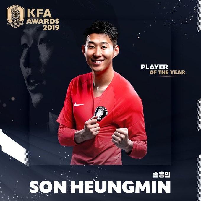 سون هيونج مين أفضل لاعب فى كوريا الجنوبية 2019