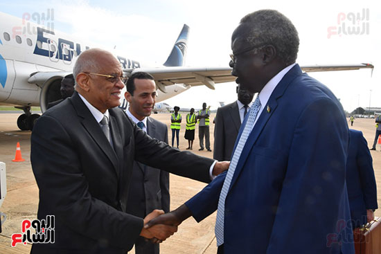 على عبد العال يصل جوبا لبحث العلاقات الثنائية بين مصر وجنوب السودان (7)