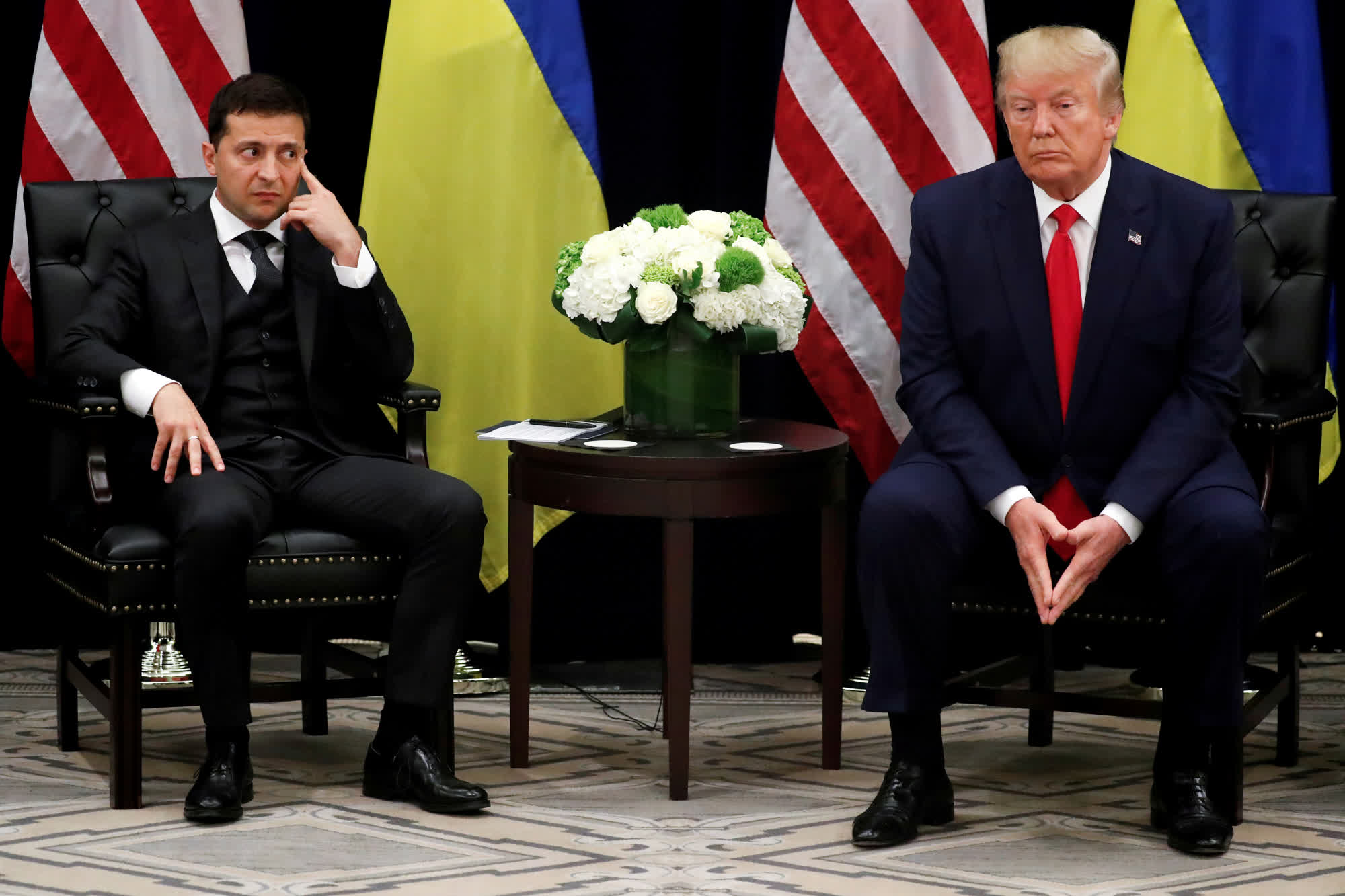 ترامب ورئيس اوكرانيا