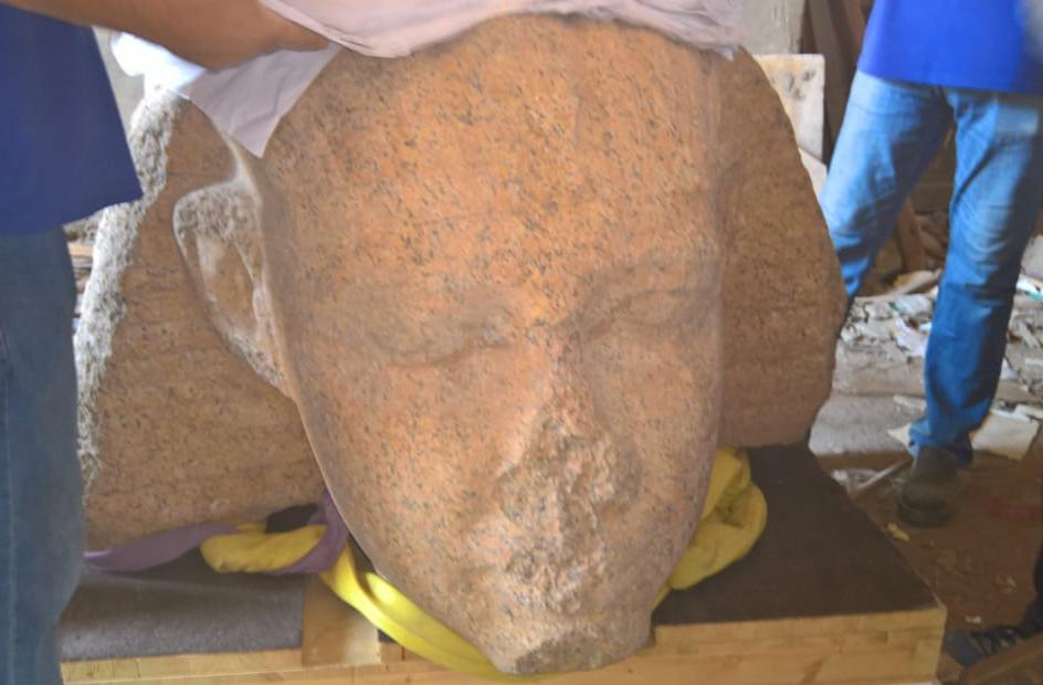 رأس تمثال للملك سنوسرت الأول