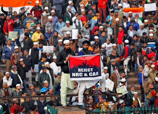 جانب من المظاهرات