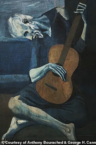 لوحة عازف الجيتار والمرأة المفقودة (1)