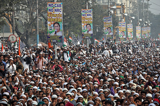 احتجاجات فى الهند