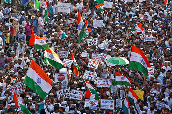 استمرار الإحتجاجات فى الهند