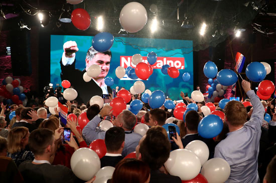 اعلان الإعادة فى انتخابات كرواتيا