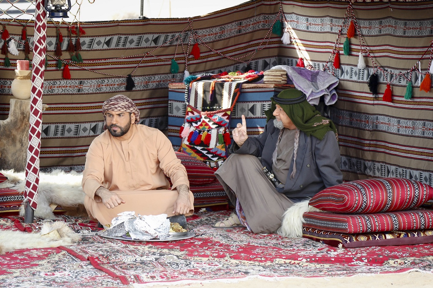 الفنان حمد الكبيسي  والفنان محمد الغباشي