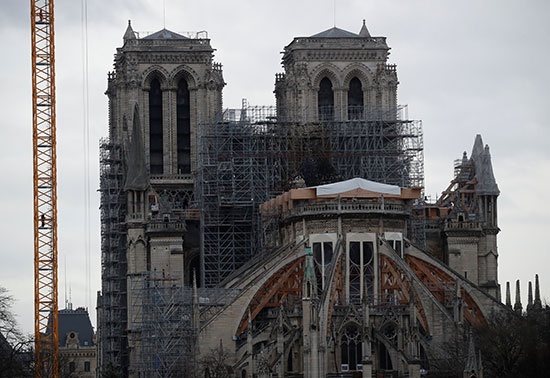 أعمال ترميم كاتدرائية فرنسا