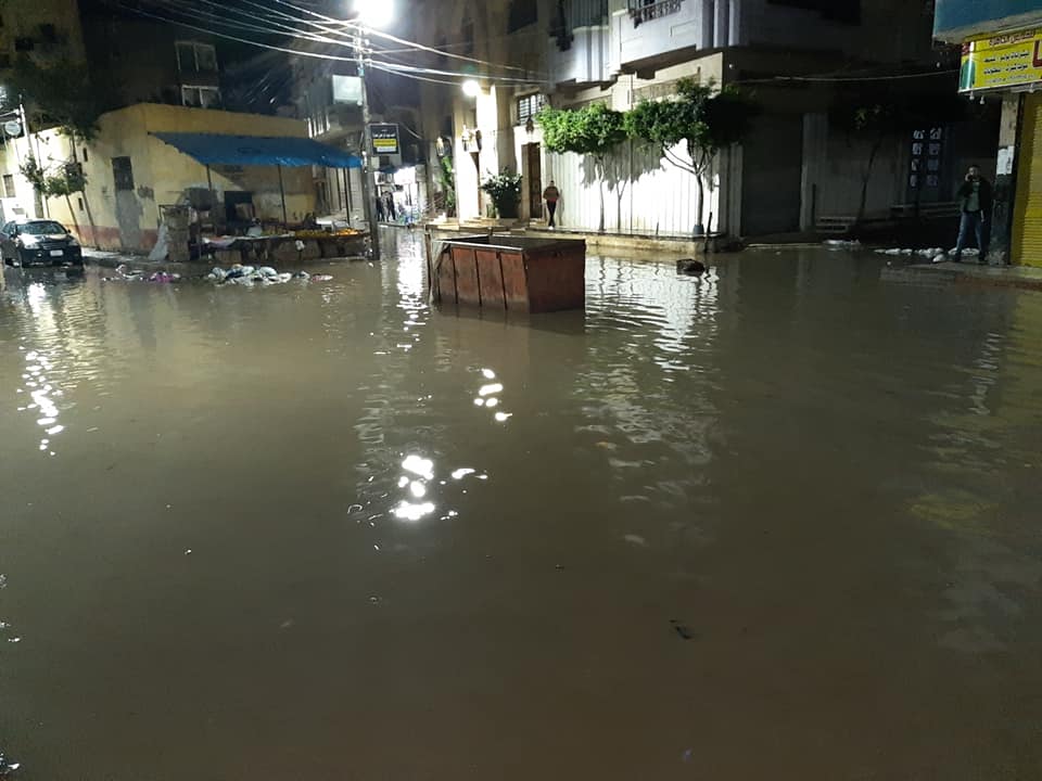 مياه الأمطار بكفر الشيخ (3)