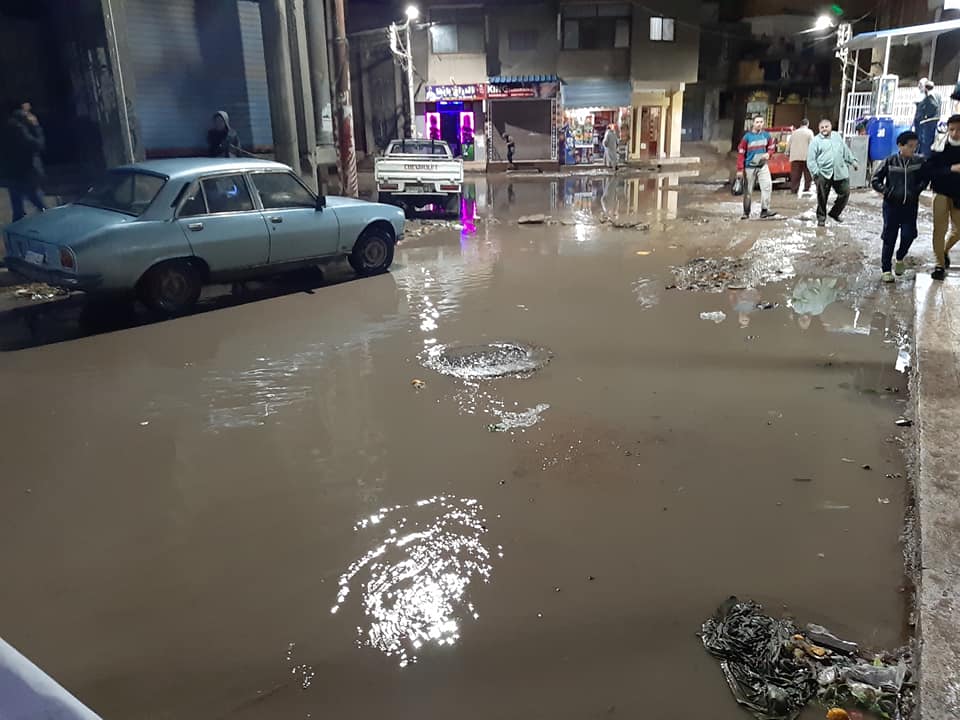 مياه الأمطار بكفر الشيخ (1)