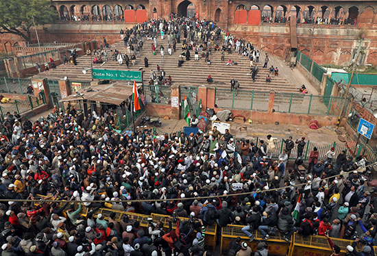 حشود بشرية فى مظاهرات الهند