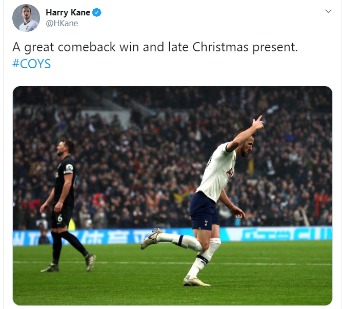 تعليق هارى كين على هدفه
