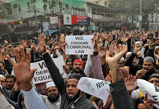 الاحتجاجات فى الهند
