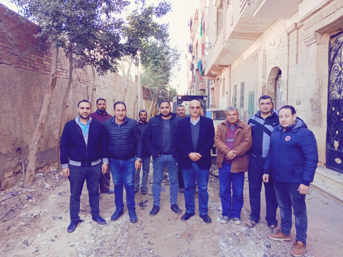 مبادرة لـمستقبل وطن لتسوية شوارع أبو النمرس بعد أعمال حفر الغاز (3)