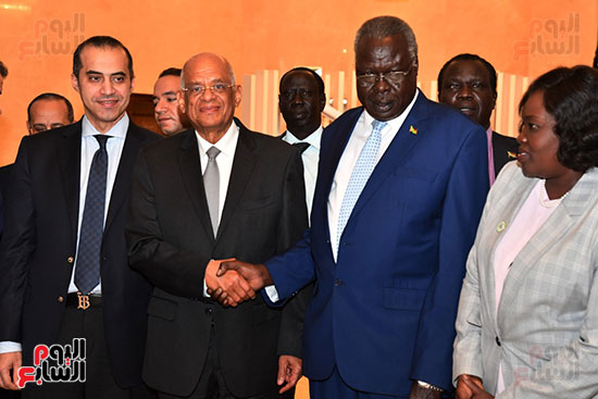 عبد العال يلتقى رئيس المجلس التشريعى الانتقالى بالإنابة بجنوب السودان (9)