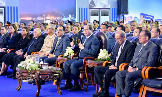 السيسي في افتتاح مدينة دمياط للأثاث ومشروعات قومية (1)