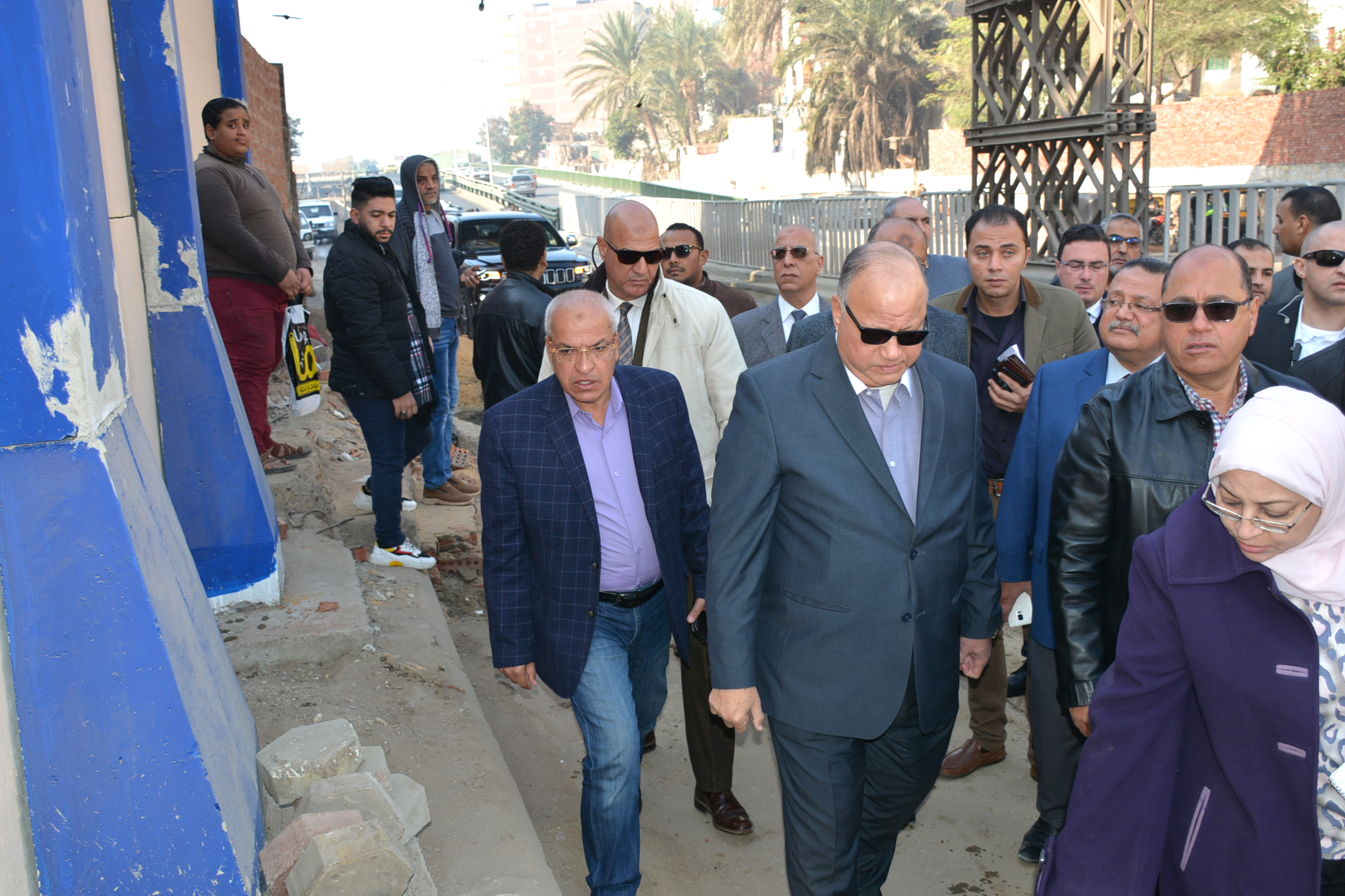 محافظ القاهرة يتفقد مسار نقل المومياوات الملكية لمتحف الحضارات  (5)