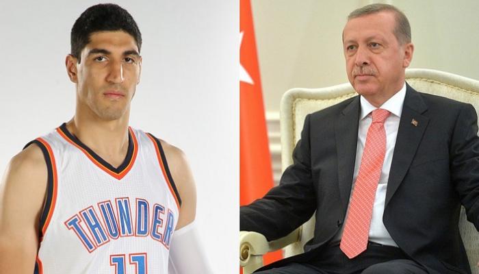 لاعب السلة التركى أنيس كانتر يتحدى أردوغان
