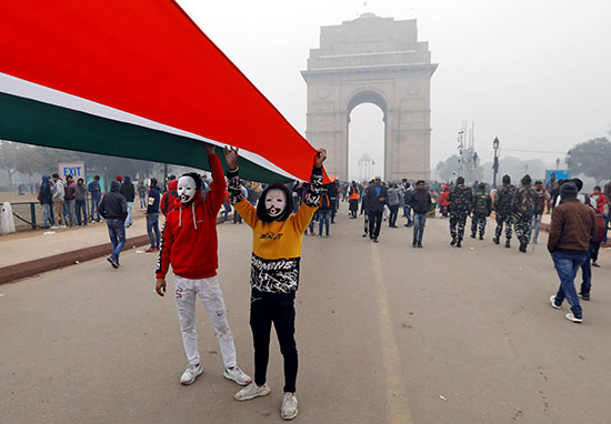 غحتجاجات ضد قانون الجنسية الجديد فى الهند