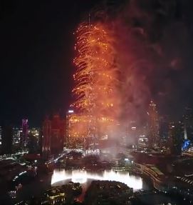 احتفالات رأس السنة فى الإمارات