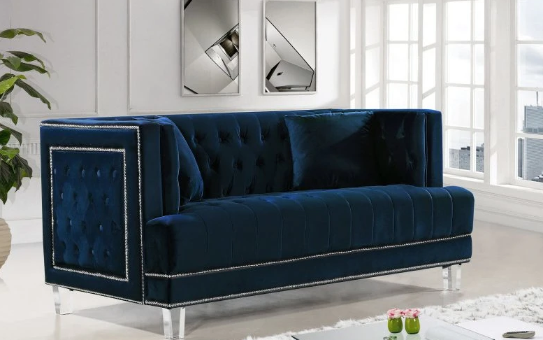 أريكة ذو لون أزرق2