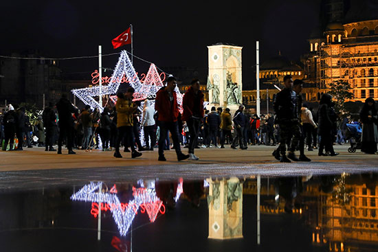 احتفالات العام الجديد في اسطنبول
