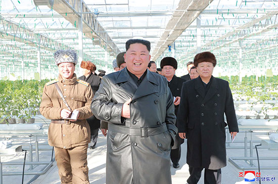 زعيم كوريا الشمالية خلال الزيارة