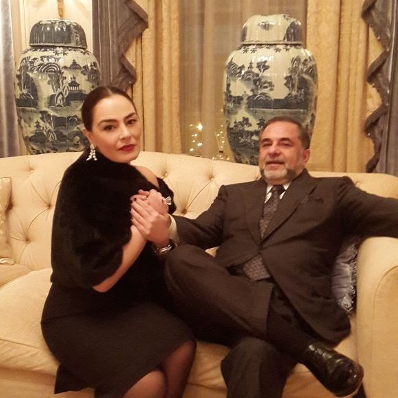شريهان وزوجها علاء الخواجة