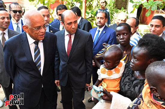 الوفد البرلمانى المصرى يختتم زيارته لجنوب السودان  (5)