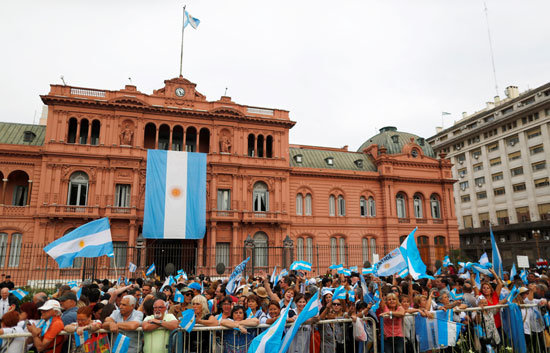 مؤيدو الرئيس الأرجنتيني ماوريسيو ماكرى