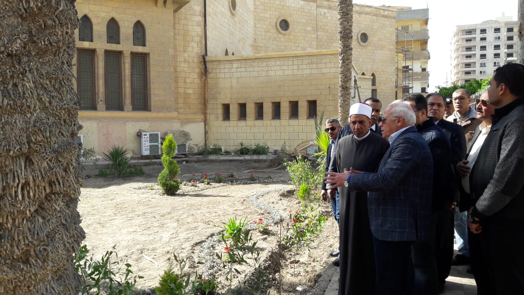 من أعمال تطوير مسجد لطفي شبارة الأثري ببورسعيد (3)