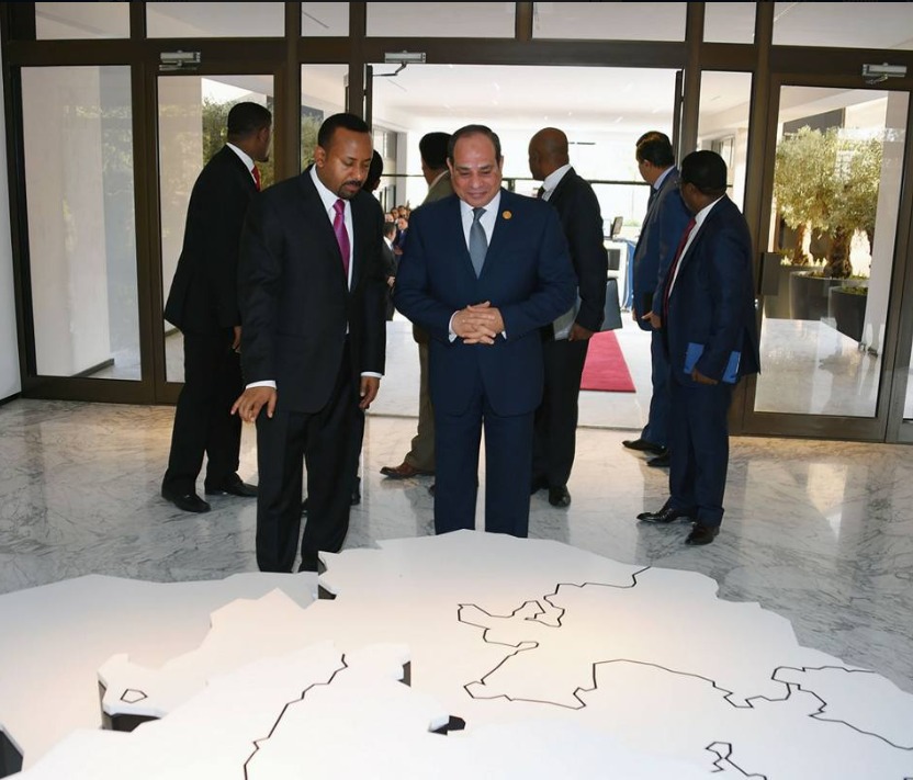 الرئيس عبد الفتاح السيسى فى اديب ابابا (1)