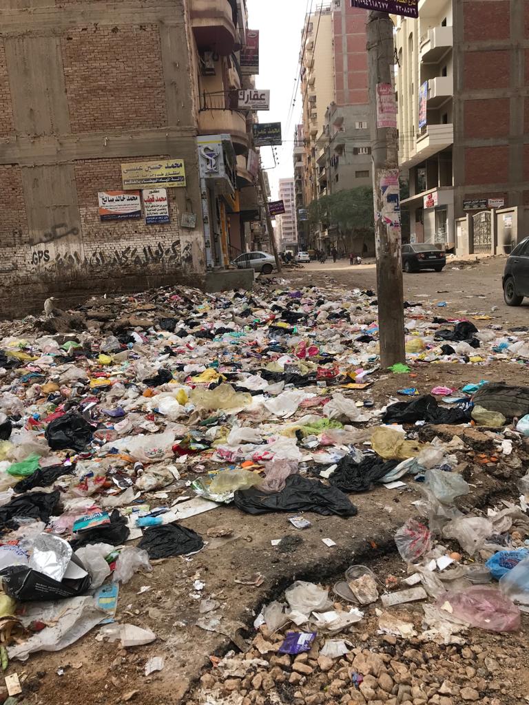 القمامة بشارع الغشام