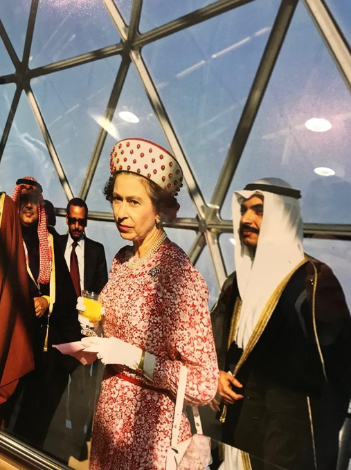 جانب من زيارة الملكة