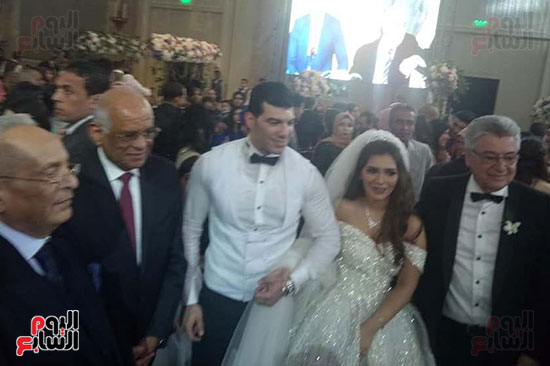محمد حماقى وبوسى يشعلان حفل زفاف رشا الكيال وخالد هانى أباظة (1)