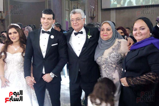 محمد حماقى وبوسى يشعلان حفل زفاف رشا الكيال وخالد هانى أباظة (30)