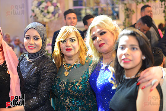 محمد حماقى وبوسى يشعلان حفل زفاف رشا الكيال وخالد هانى أباظة (20)