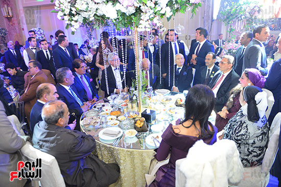 محمد حماقى وبوسى يشعلان حفل زفاف رشا الكيال وخالد هانى أباظة (25)