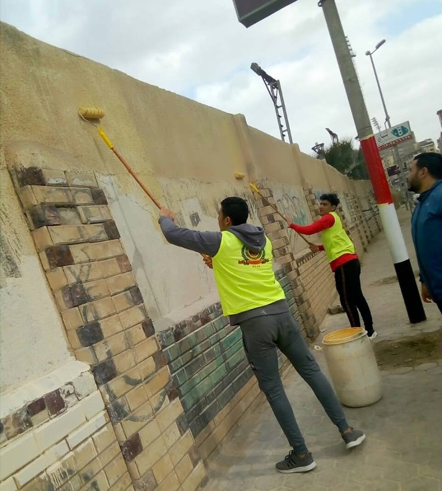 دهان أسوار وجدران جامعة المنصورة  (3)