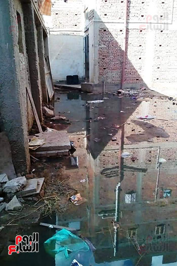 غرق منازل قرية السيالة (4)