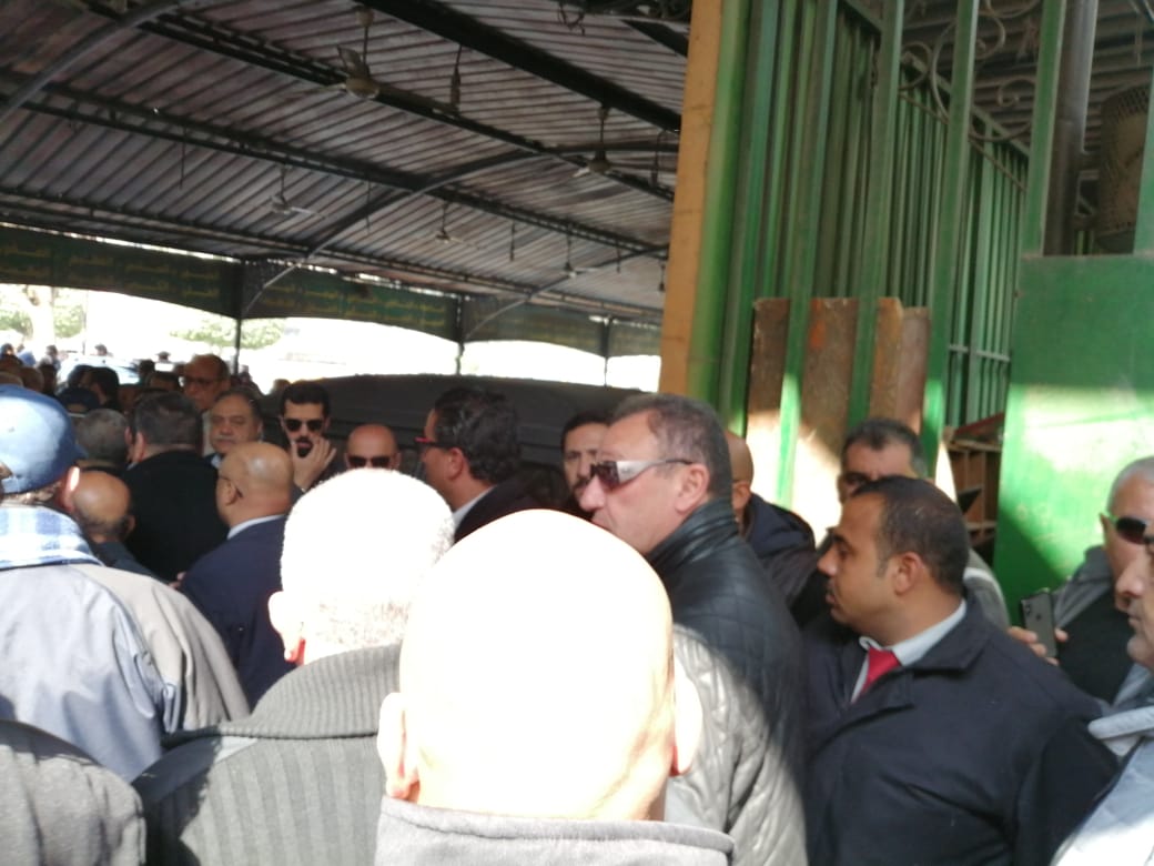 الخطيب فى تشييع جنازة توحيد