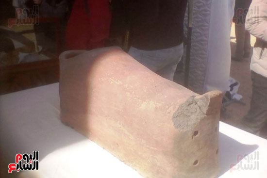 المومياوات المكتشفة بمقابر تونة الجبل فى المنيا (1)