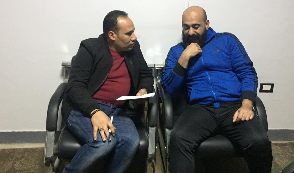 الفنان الكوميدى أحمد خشبة مع الزميل السيد فلاح (8)