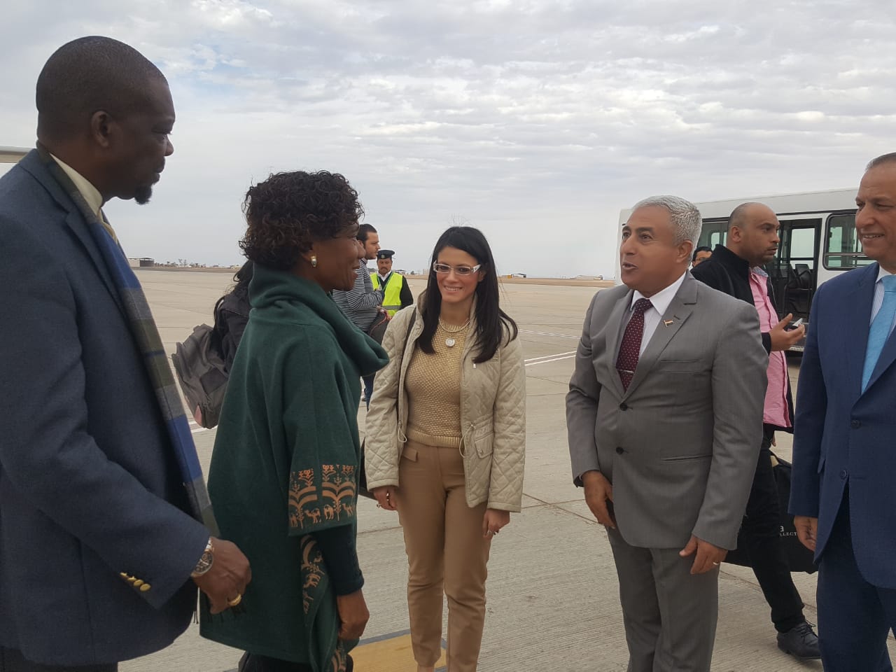 الدكتورة رانيا المشاط وزيرة السياحة لحضور تعامد الشمس على أبو سمبل (8)