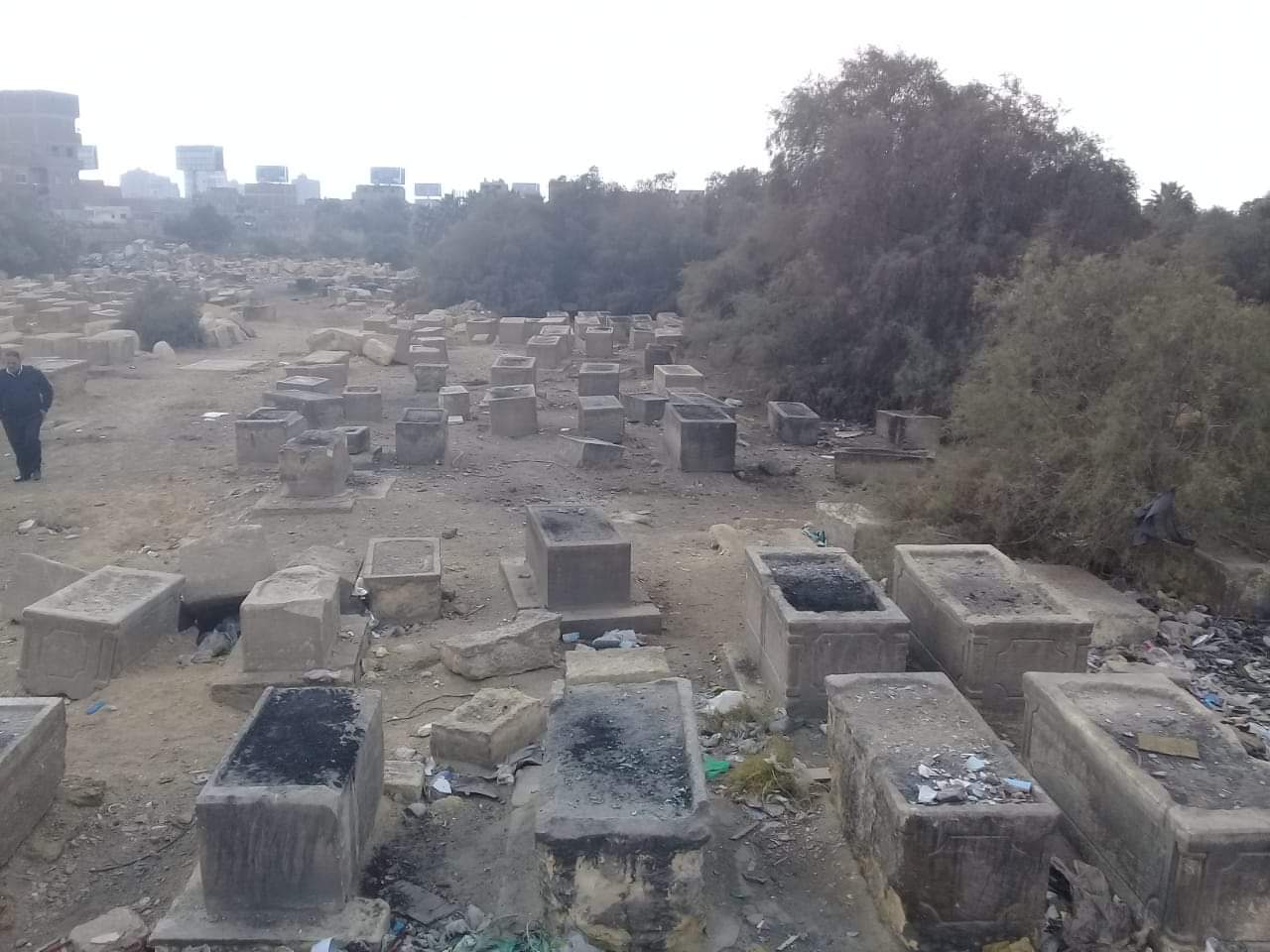 حملة نظافة واسعة لتنظيف منطقة مقابر اليهود (1)