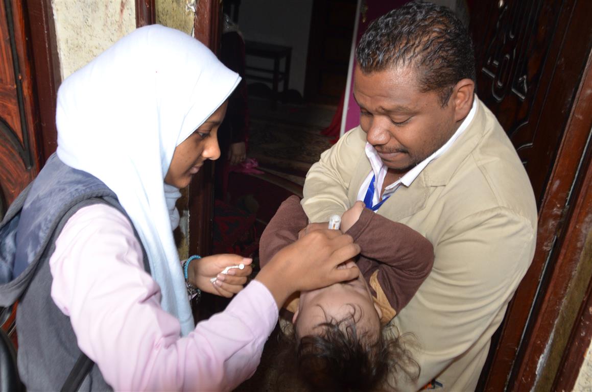 إنطلاق الحملة القومية ضد شلل الأطفال بمحافظة الأقصر لتطعيم أكثر من 190 ألف طفل (1)