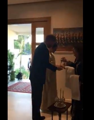 استقبال الأمير هارى وميجان فى منزل السفير بالمغرب (2)
