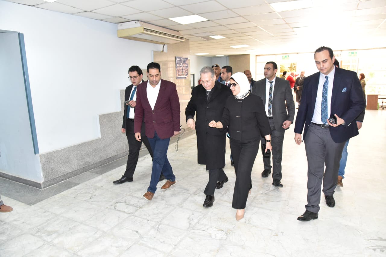 جانب من جولة وزيرة الصحة (7)
