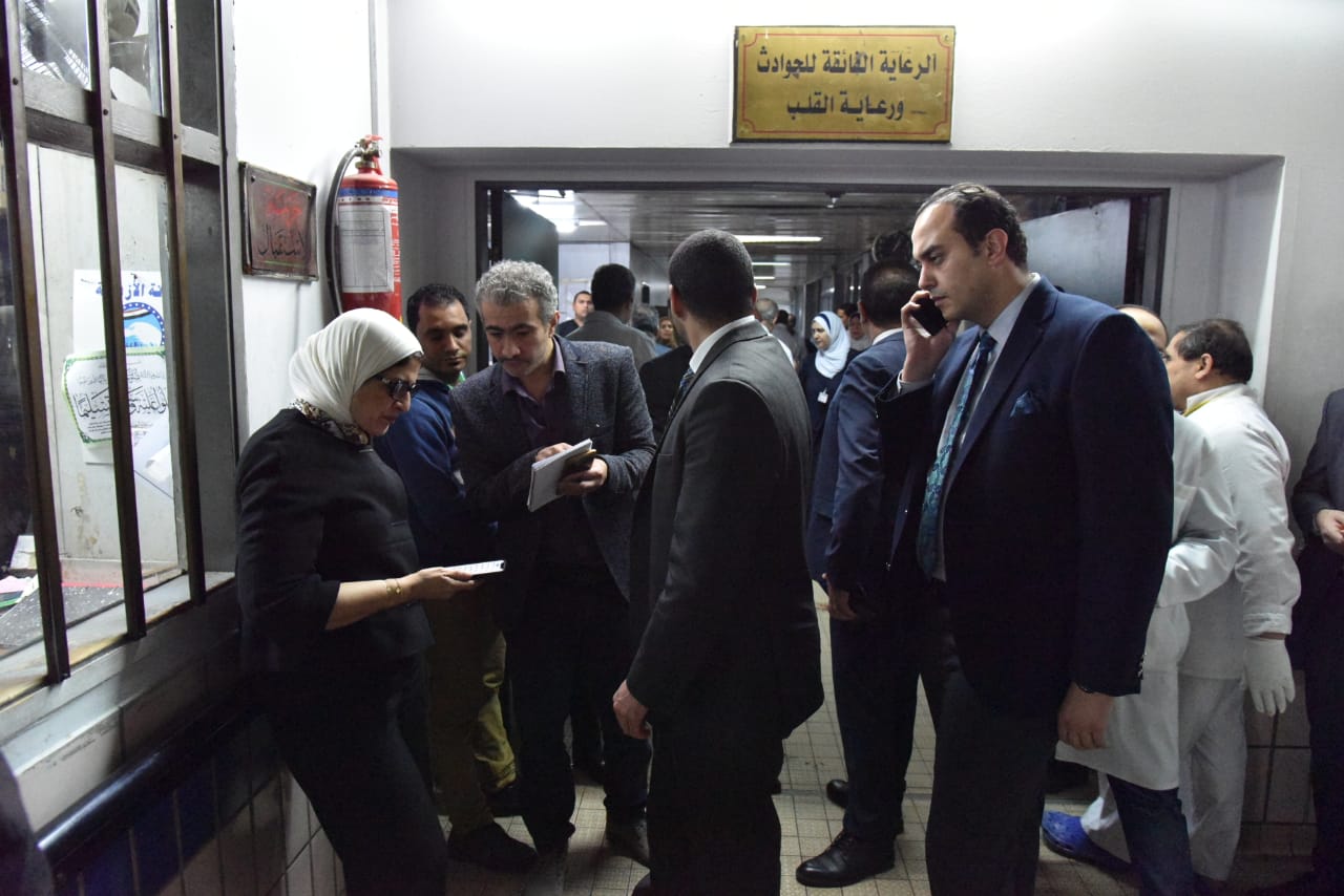 جانب من جولة وزيرة الصحة (2)